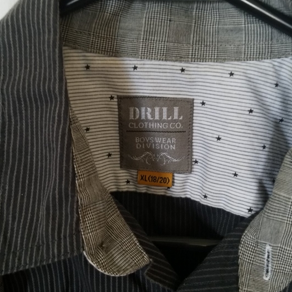 Drill clothing co shirt and tie combo boys size XL - Picture 2 of 4